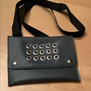 HOLLY AiKEN Vegan Faux Leather Crossbody Bag